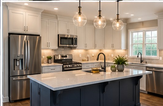 Apartment kitchen renovation and upgrade work